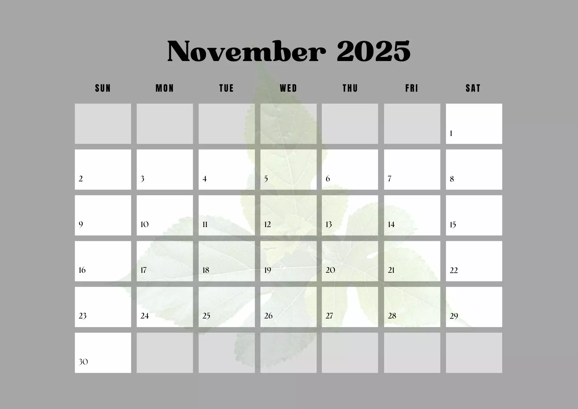 Using November 2025 printable and digital calendar for personal and professional organization